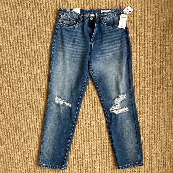 Blank Nyc The Ludlow Smart Aleck Crop Girlfriend Jean 03YL1385 SZ 29 Mom jeans - Picture 5 of 16